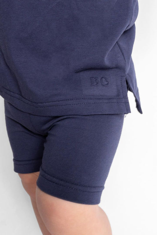 Signature Bike Shorts - Navy